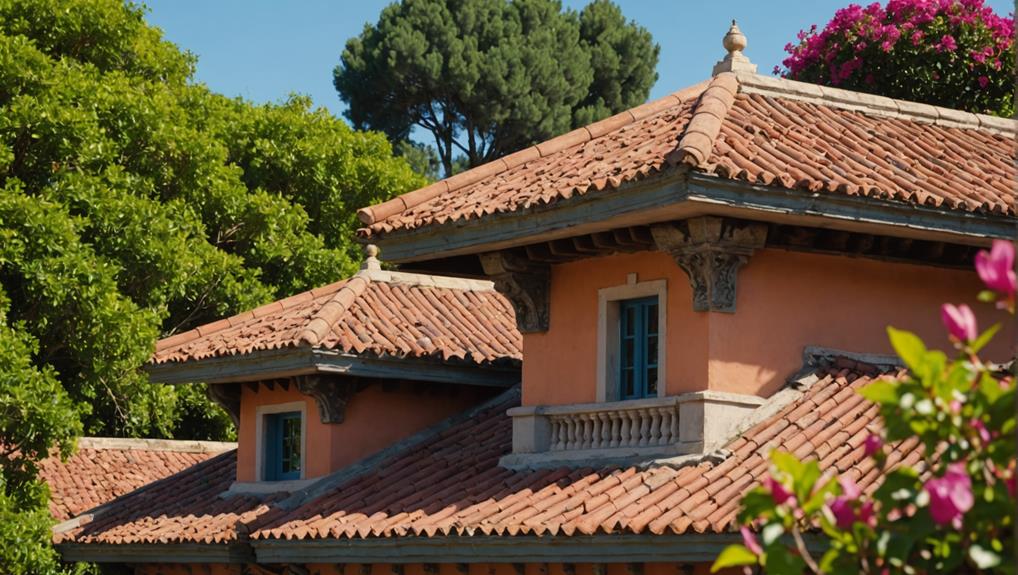 stylish mediterranean roofing design